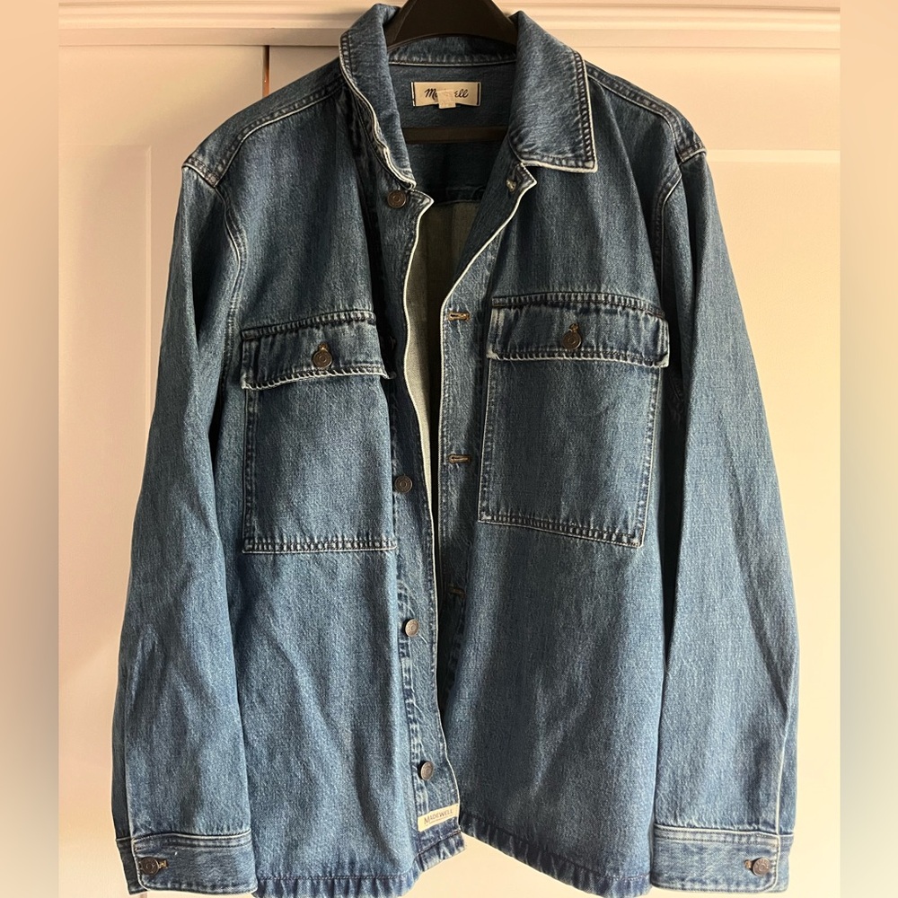 Madewell Denim Shirt Jacket with pockets